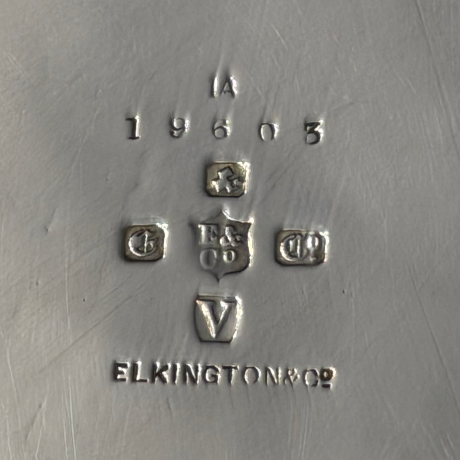 Champañera inglesa de plaque Elkington Art-Deco. SXX