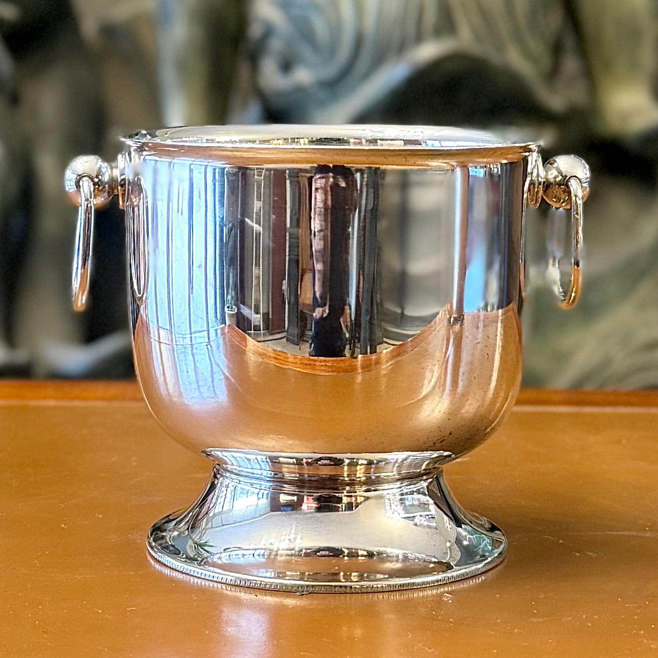 Hielera de plaque argentino Platería de Paris. Argentina SXX