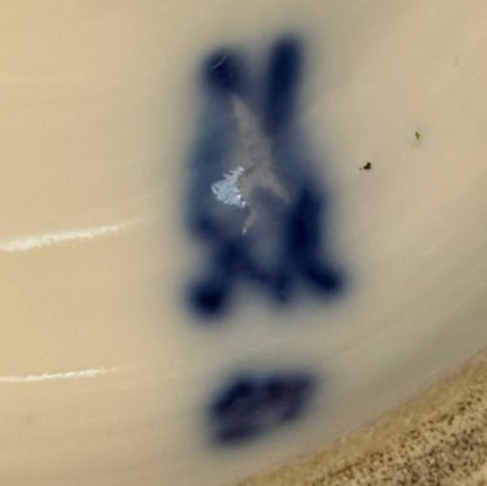 Pareja de jarrones alemanes d porcelana de Meissen azul cobalto: Alemnia SXIX