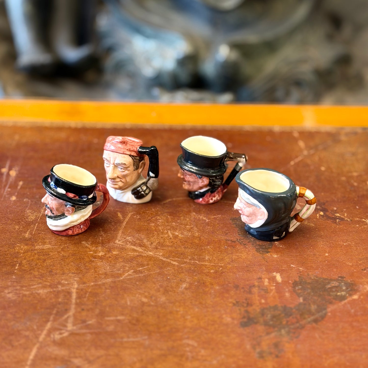 Set de 4 Tobys Royal Doulton. Inglaterra SXX