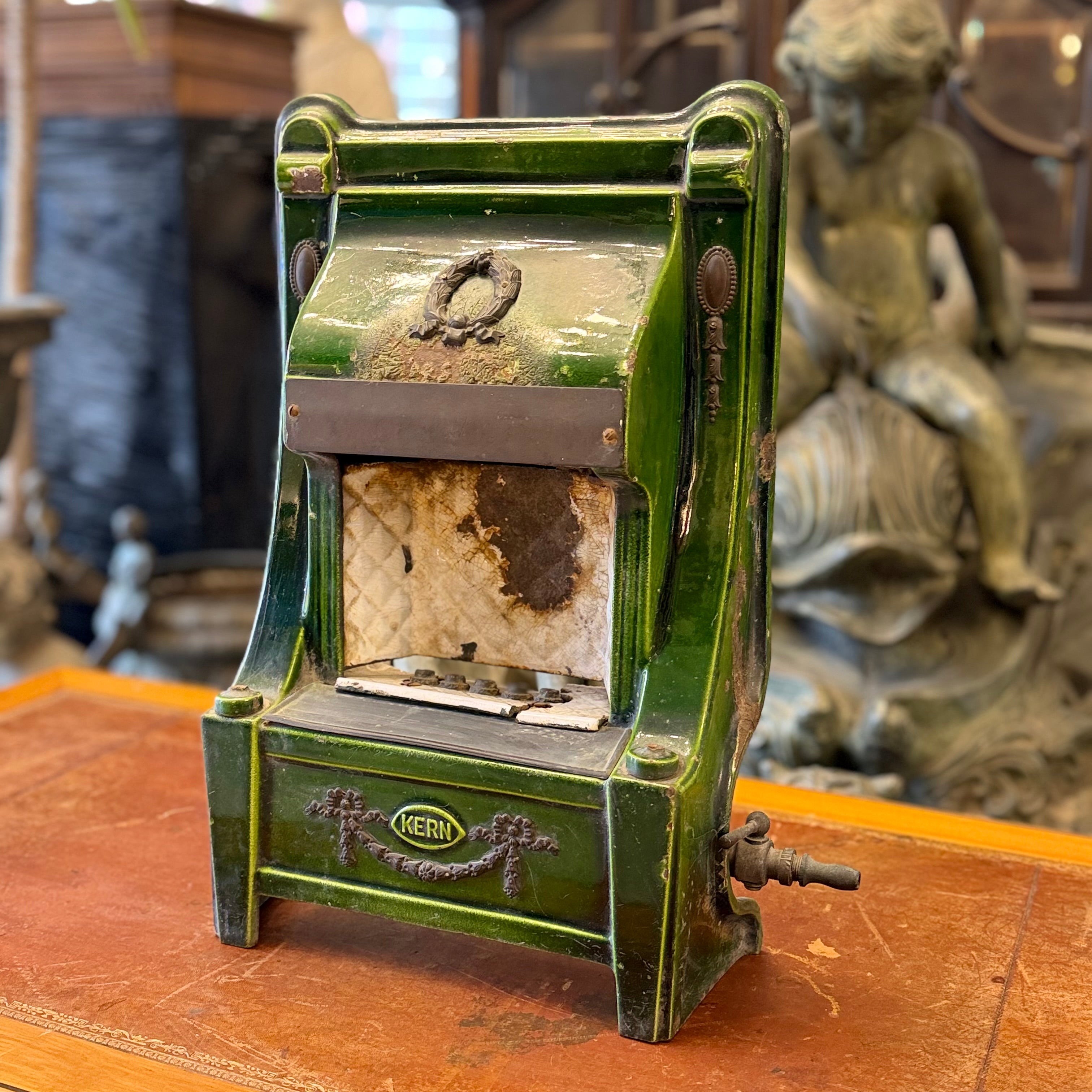 Estufa Victoriana a gas Welsbach-Kern. Inglaterra SXIX