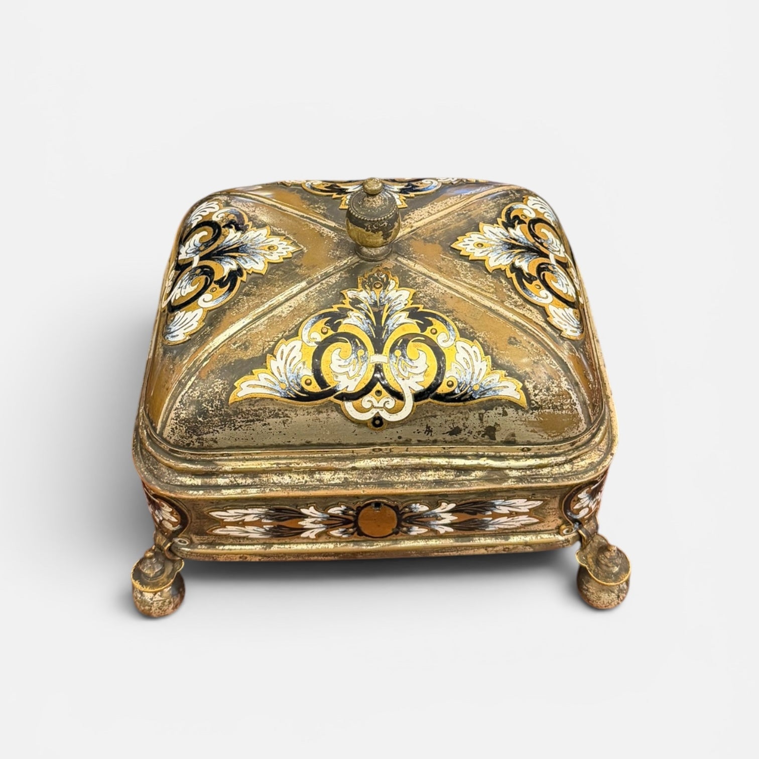 Joyero Napoleón III en Champleve. Francia SXIX