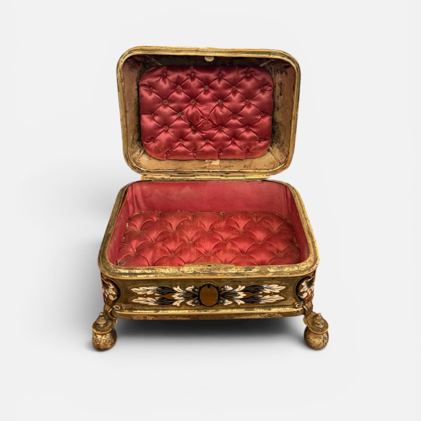 Joyero Napoleón III en Champleve. Francia SXIX