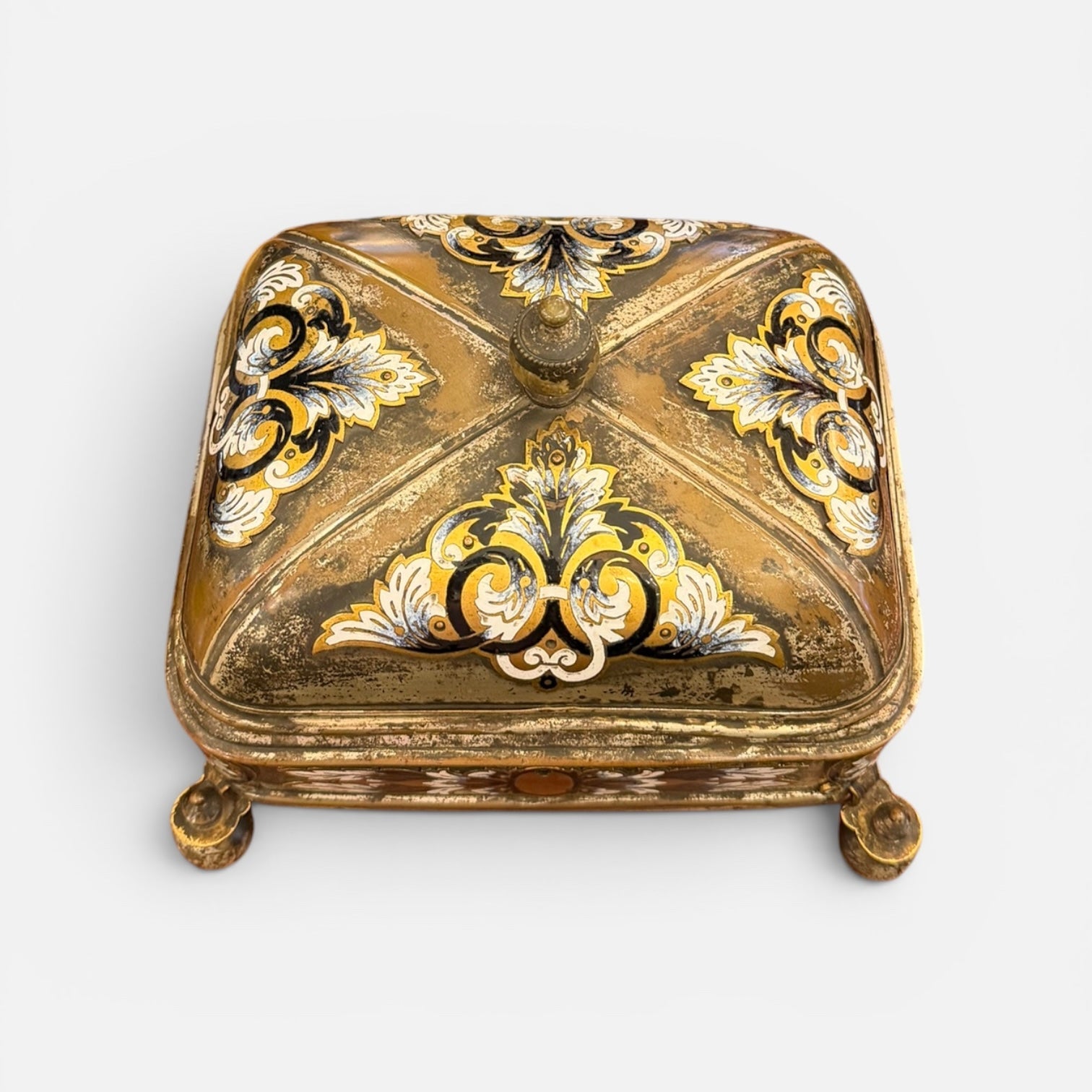 Joyero Napoleón III en Champleve. Francia SXIX