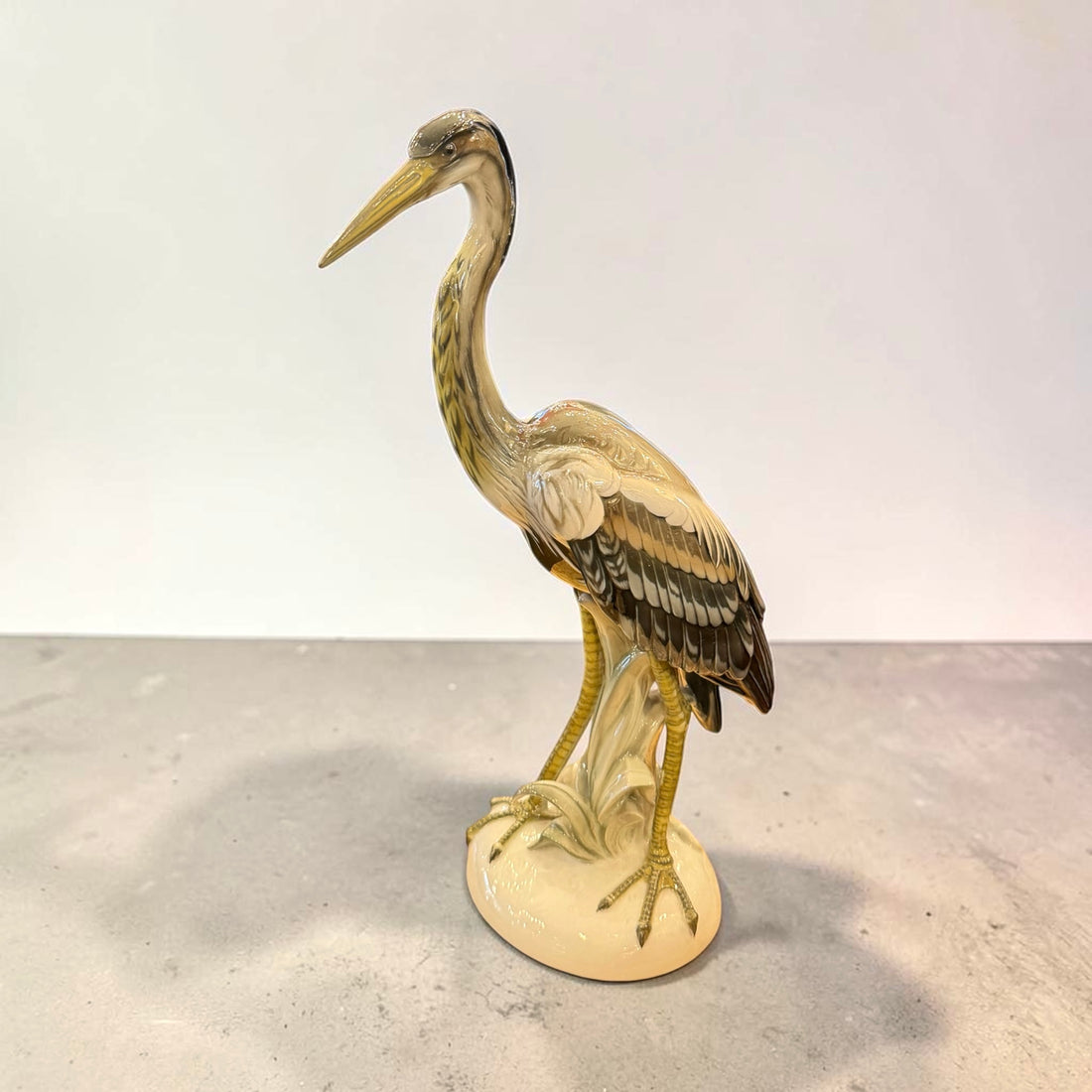 Garza porcelana alemana Rosenthal. Alemania SXX