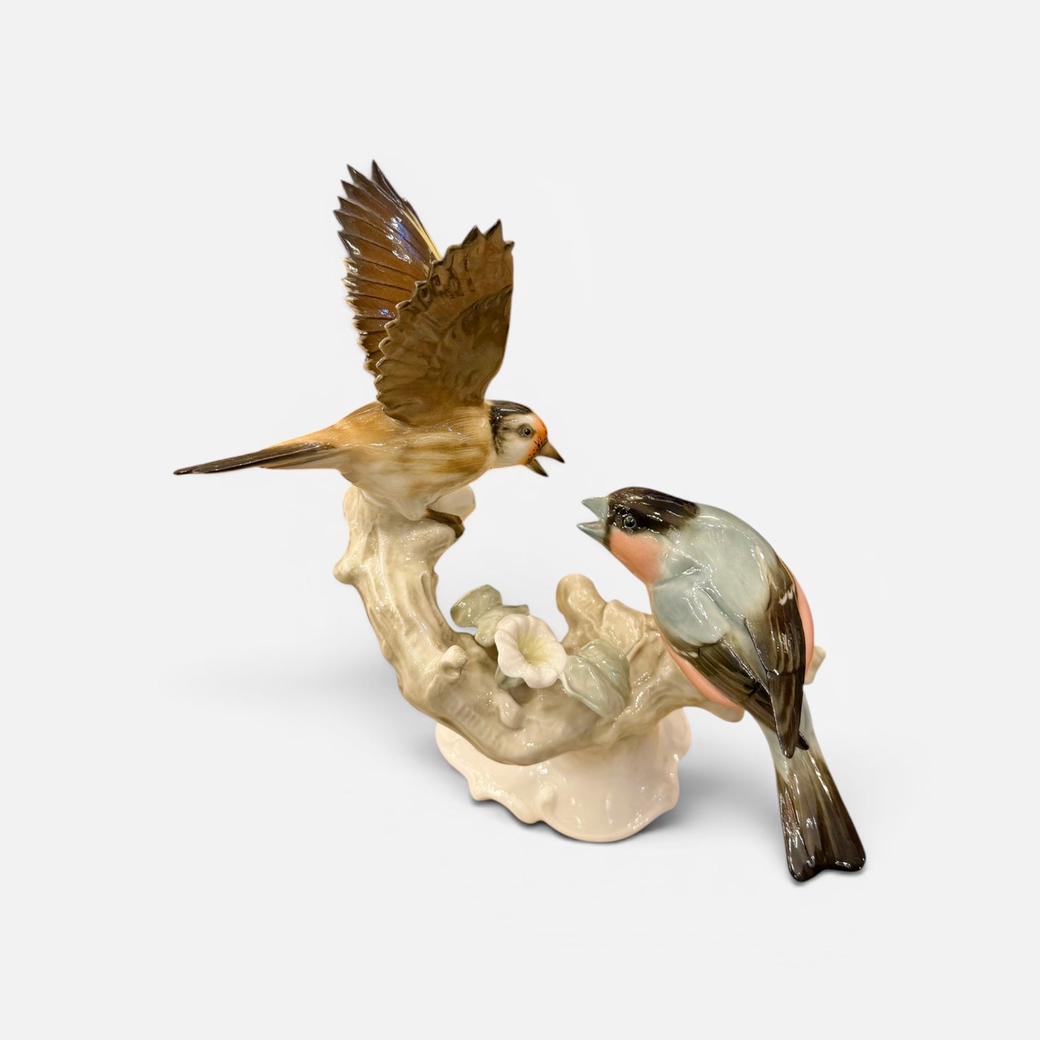 Figuras pájaros porcelana alemana Hutschenreuther. Alemania SXX