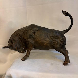 Toro Pierre firma Chenet Bronce. Francia SXX