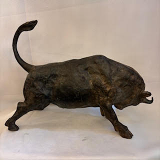 Toro Pierre firma Chenet Bronce. Francia SXX